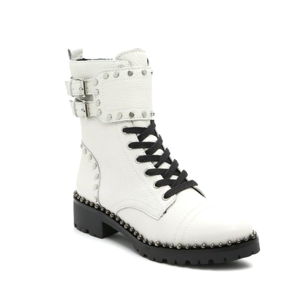 Sam Edelman Studded Leather Boots - NEW - Picture 1 of 13